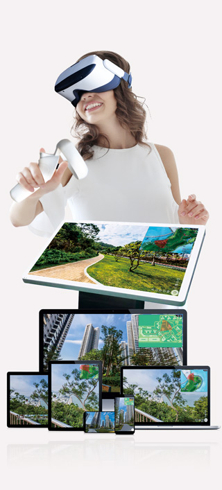 互动VR全景漫游可用于手机平板电脑vr一体机